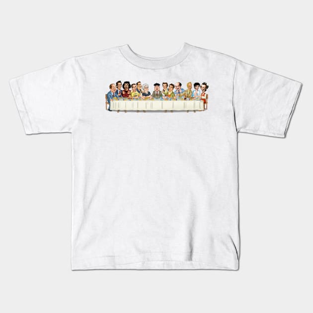 Ultima Cena -Versione Commedia Italiana anni 80- Kids T-Shirt by DaneDav